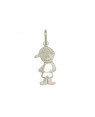 Pingente AG Menino Roupa Vazada 20mm - G1 - 10mm x 28mm - 1.07gr