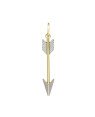 Pingente Flecha 30mm c/ Rodio - 00 - 6mm x 39mm - 0.60gr