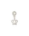 Pingente AG Berloque Coroa Vaz Diamantada  - G5 - 11mm x 25mm - 1.15gr