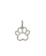 Pingente AG Pata Pet Vazada 16mm - G3 - 16mm x 24mm - 0.76gr
