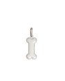 Pingente AG Osso 18mm Liso Borda Reticulada - G1 - 9mm x 17mm - 1.09gr