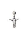 Pingente AG Berloque (Envelhecida) Cristo Redentor 18mm  - G3 - 18mm x 30mm - 1.70gr