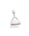 Pingente AG Berloque Bolsa (Rosa Claro)  - G3 - 15mm x 24mm - 1.93gr