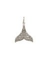 Pingente AG (Envelhecida) Rabo de Sereia 23x20,5 Estampada  - G5 - 20mm x 29mm - 1.56gr