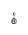 Pingente AG Berloque (Envelhecida) Redondo 11mm c/ Pezinho  - G5 - 11mm x 23mm - 1.48gr