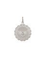 Pingente AG Espirito Santo 20mm c/ Borda Diamantada - G1 - 20mm x 30mm - 2.78gr