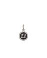 Pingente AG Redondo 11mm Signo Cancer c/ Resina - G5 - 11mm x 18mm - 0.97gr