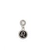 Pingente AG Berloque Redondo 11mm Signo Leao c/ Resina - G5 - 11mm x 23mm - 1.45gr