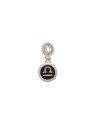 Pingente AG Berloque Redondo 11mm Signo Libra c/ Resina - G5 - 11mm x 23mm - 1.58gr