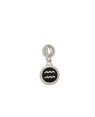 Pingente AG Berloque Redondo 11mm Signo Aquario c/ Resina - G5 - 11mm x 23mm - 1.49gr