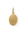Pingente Oval Nossa Sra Gracas - 00 - 13mm x 26mm - 1.15gr