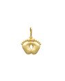 Pingente 2 Pezinho 13mm - 00 - 16mm x 22mm - 1.03gr