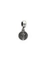 Pingente AG Berloque (envelhecida) Sao Bento 11mm em Pe  - G5 - 11mm x 22mm - 1.60gr