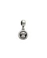 Pingente AG Berloque (Envelhecida) Medalha 11mm c/ Poodle  - G5 - 11mm x 22mm - 1.46gr
