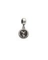Pingente AG Berloque (Envelhecida) Medalha 11mm c/ Pinscher  - G5 - 11mm x 22mm - 1.50gr