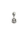 Pingente AG Berloque (Envelhecida) Medalha 11mm c/ Vira Lata  - G5 - 11mm x 22mm - 1.43gr