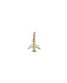 Pingente Aviao 8mm - 00 - 8mm x 15mm - 0.23gr