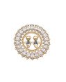 Pingente Fundido Redondo c/ 2 Meninos 28 c/ Zirconia   - 00 - 31mm x 32mm - 7.11gr