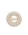 Pingente Fundido Redondo Love c/ 22 Zirconia - 00 - 32mm x 31mm - 7.34gr