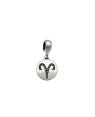 Pingente AG Berloque (Envelhecida) Signo Aries  - G5 - 11mm x 22mm - 1.50gr