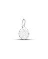 Pingente AG (SEM Envelher) Redondo 11mm Profissao "Fisioterapia"  - G3 - 11mm x 19mm - 0.96gr