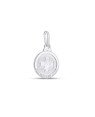 Pingente AG (SEM Envelher) Redondo 11mm "Biomedicina"  - G3 - 11mm x 19mm - 0.97gr