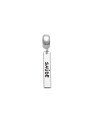 Pingente AG Berloque Placa 20x4 Saude c/ Resina - G5 - 4mm x 28mm - 1.26gr