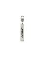 Pingente AG Berloque Placa 20x4 Conselho c/ Resina - G5 - 4mm x 28mm - 1.36gr