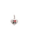 Pingente AG Coracao 12mm I Love Mato Grosso MT (Resina) - G5 - 12mm x 17mm - 0.81gr