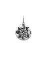 Pingente AG (Envelhecida) Fases da Lua   - G3 - 20mm x 30mm - 2.92gr
