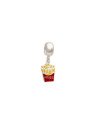 Pingente AG Berloque Batata Frita 10mm - G6 - 8mm x 19mm - 1.05gr