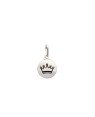 Pingente AG Redondo Liso 11mm c/ Coroa (Resina) - G3 - 11mm x 20mm - 0.94gr