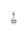 Pingente AG Berloque Redondo Liso 11mm c/ Coroa (Resina) - G5 - 11mm x 22mm - 1.44gr