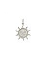 Pingente de Sol Estampado - G1 - 15mm x 26mm - 0.84gr