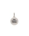 Pingente AG Redondo "Ore Espere Confie" (Resina) - G3 - 15mm x 24mm - 1.68gr
