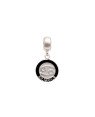 Pingente AG Berloque Redondo Reticulado Signo Cancer (Resina) - G5 - 12mm x 25mm - 1.59gr