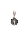 Pingente AG Envelhecido Berloque Big Bem Relogio Londres   - G5 - 11mm x 24mm - 1.42gr