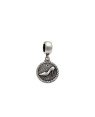 Pingente AG Berloque Envelhecido Sapato Princesa - G5 - 12mm x 25mm - 1.70gr