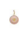 Pingente Olho Grego 20mm (Lavanda/Rosa Claro/Azul/ Amarelo)) - 00 - 20mm x 31mm - 2.19gr