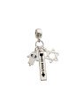 Pingente AG Berloque Estrela Davi/Mao Fatima/Placa Be Brave  - G5 - 5mm x 35mm - 2.11gr