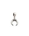 Pingente AG (Envelhecido) Berloque Chifre Boho 12mm - G5 - 12mm x 24mm - 1.15gr