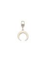 Pingente AG Berloque Chifre Boho 12mm Reticulada p/ Resina  - G5 - 12mm x 24mm - 1.12gr