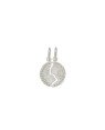 Pingente Cara Metade Pequeno - G1 - 13mm x 20mm - 1.25gr
