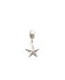 Pingente AG Berloque Estrela 10mm Diamantada  - G5 - 10mm x 22mm - 1.00gr
