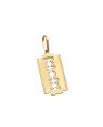 Pingente Gilete 20mm - 00 - 11mm x 27mm - 1.13gr