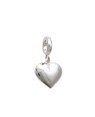 Pingente AG Berloque Coracao Liso Abaulado  - G5 - 11mm x 20mm - 1.17gr