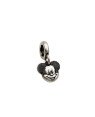 Pingente AG (Envelhecido) Berloque Mickey Estampada  - G5 - 9mm x 18mm - 0.97gr