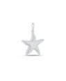 Pingente AG Estrela Mar Borda Torcida (S/ Envelhecer) - G3 - 21mm x 29mm - 1.51gr