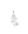 Pingente AG Cacho Berloque p/ Diversos Sorte  - G5 - 12mm x 43mm - 3.03gr