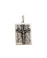 Pingente AG Escapulario Cristo c/ Pai Nosso  - G1 - 20mm x 39mm - 6.23gr